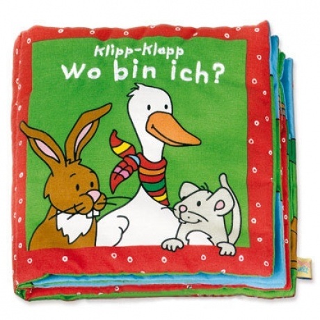 Tessloff Verlag Mein erstes Klipp-Klapp Stoffbuch (grün)