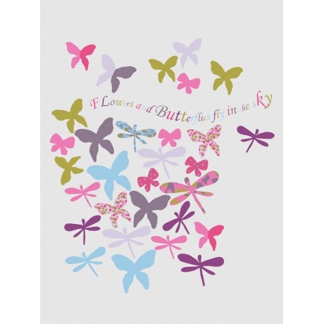 37er-Set Sticker Schmetterling