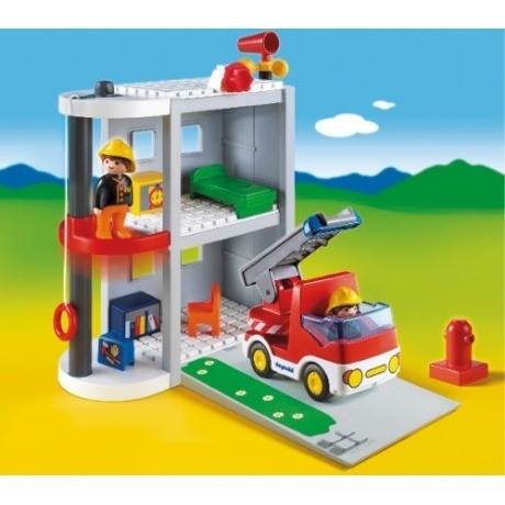 Playmobil 1-2-3 Meine Mitnehm-Feuerwehrstation