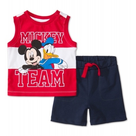 Mickey Mouse Baby-Top und Shorts