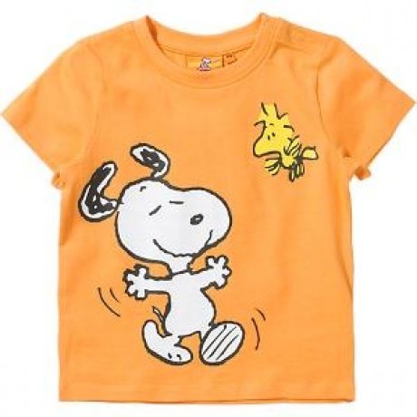 Snoopy Baby T-Shirt , Kinder , apricot , 104,68,74,80,86,92,98
