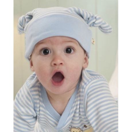 Baby-Knotenmütze Löwe blau, kbA